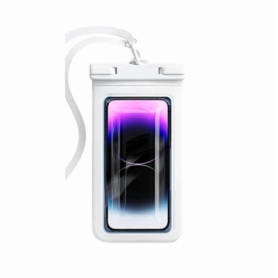 Waterproof Phone Pouch Tpu Touchscreen-Compatible Outdoor Dry Bag Lanyard Style with Neck Strap for Swimming Drifting Beach Essentials Universal Smartphones Waterproof Bag