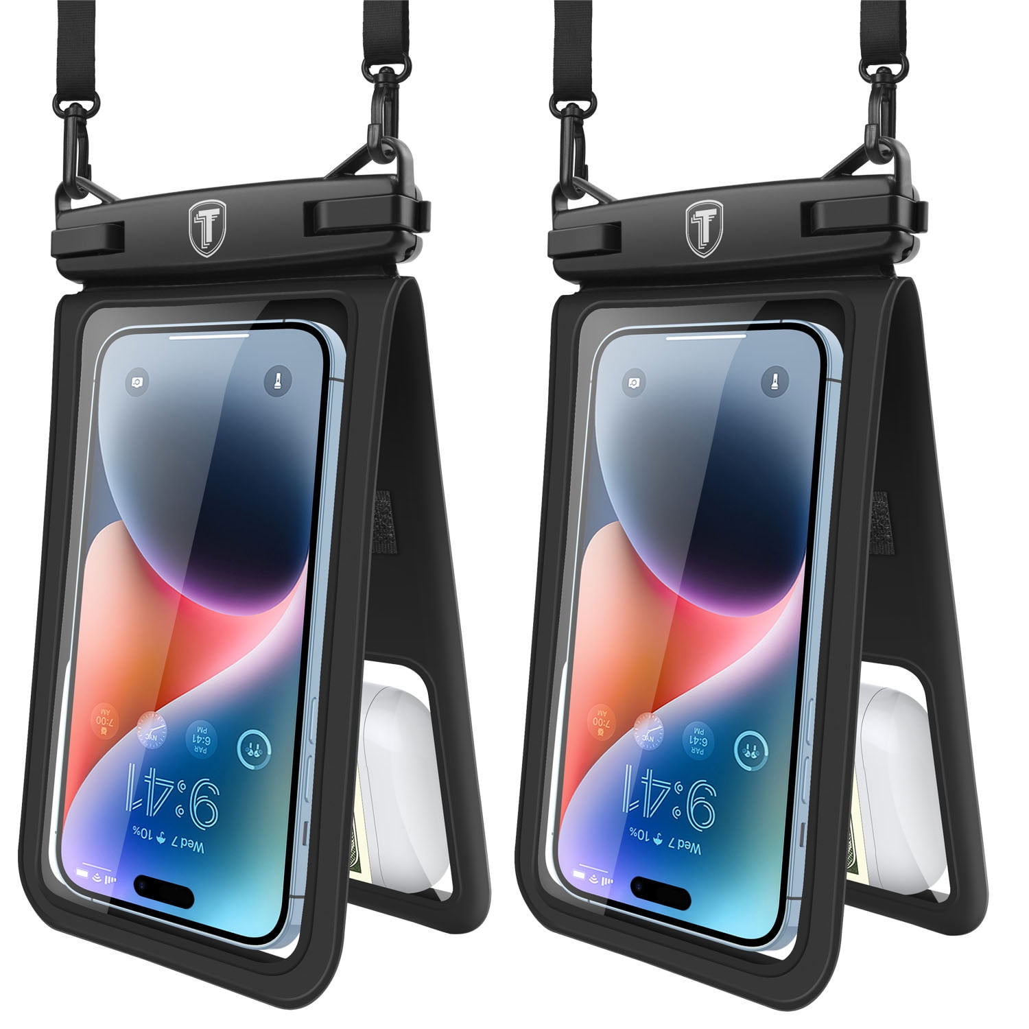 Waterproof Phone Pouch Takfox Up To 7 Large 2 Pack Universal Ipx8 Waterproof Cell Phone Case 0433