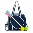 thumbnail image 1 of Waterproof Pickleball Paddle Bag for Men and Women, Large Capacity Tennis Bag with Adjustable Shoulder Strap and Zippered Paddle Compartment,M26, 1 of 7