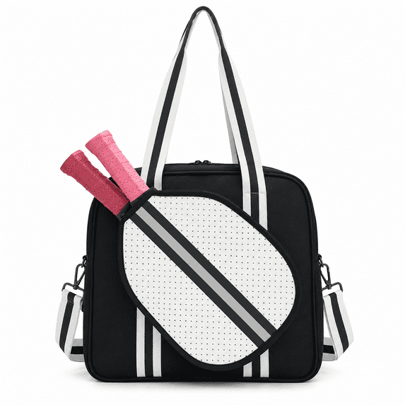 Waterproof Pickleball Paddle Bag for Men and Women, Large Capacity Tennis Bag with Adjustable Shoulder Strap and Zippered Paddle Compartment,M3