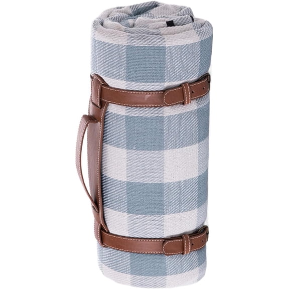 Waterproof Picnic Blanket - 200x150cm Portable PU Leather Strap | Folding Camping Mat Outdoor | for Camping Party Beach Patio Lawn Garden Outdoor Grass Ground