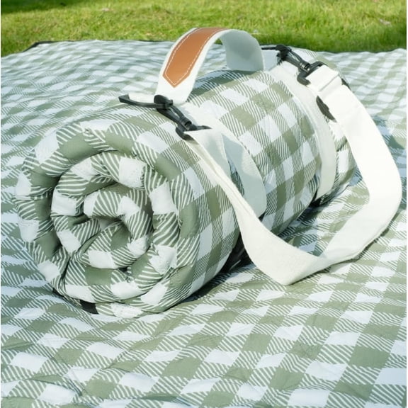 Waterproof Picnic Blanket Extra Large – Outdoor Camping Mat, Beach Blanket, Sandproof & Foldable – Perfect for Travel, Concerts, Music Festivals, Park, Patio, Lawn