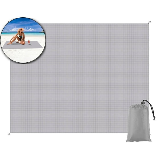 Waterproof Picnic Blanket, Sandproof Beach Mat, Large Outdoor Camping Carpet for Family Travel Beach Garden Use