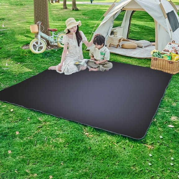 Waterproof Picnic Mat | Padded Outdoor Blanket | Portable Wet-Proof Camping Ground Cover | Multifunctional Thick Cloth | 78.7x59in | Beach, Park, Travel | 1 Pack