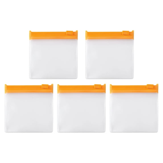 Waterproof Pill Pouch Set, Pill Pouch Bags Zippered Set Reusable Translucent Medicine Organizer Sealing Travel Plastic Bags with Slide Lock for Storage