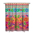 thumbnail image 1 of Waterproof Pioneer Pieced Patchwork Shower Curtain 72x84 Inch Bohemian Style Colorful Floral Polyester Unique Shower Curtain for Bathroom Hotel Home Decor with 12 Plastic Hooks, 1 of 5