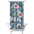 thumbnail image 1 of Waterproof Pioneer Shower Curtain 36x72 Inch Polyester Unique Colorful Floral Shower Curtain for Bathroom Hotel Home Decor with 7 Plastic Hooks, 1 of 5