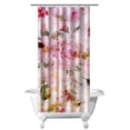 thumbnail image 1 of Waterproof Pioneer Shower Curtain 36x72 Inch Polyester Unique Colorful Floral Shower Curtain for Bathroom Hotel Home Decor with 7 Plastic Hooks, 1 of 5