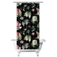 thumbnail image 1 of Waterproof Pioneer Shower Curtain 36x72 Inch Polyester Unique Colorful Floral Shower Curtain for Bathroom Hotel Home Decor with 7 Plastic Hooks, 1 of 5