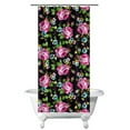 thumbnail image 1 of Waterproof Pioneer Shower Curtain 36x72 Inch Polyester Unique Colorful Floral Shower Curtain for Bathroom Hotel Home Decor with 7 Plastic Hooks, 1 of 5