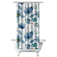 thumbnail image 1 of Waterproof Pioneer Shower Curtain 36x72 Inch Polyester Unique Colorful Floral Shower Curtain for Bathroom Hotel Home Decor with 7 Plastic Hooks, 1 of 5