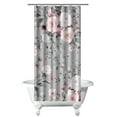 thumbnail image 1 of Waterproof Pioneer Shower Curtain 36x72 Inch Polyester Unique Colorful Floral Shower Curtain for Bathroom Hotel Home Decor with 7 Plastic Hooks, 1 of 5