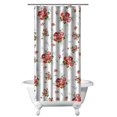 thumbnail image 1 of Waterproof Pioneer Shower Curtain 36x72 Inch Polyester Unique Colorful Floral Shower Curtain for Bathroom Hotel Home Decor with 7 Plastic Hooks, 1 of 5