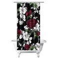thumbnail image 1 of Waterproof Pioneer Shower Curtain 36x72 Inch Polyester Unique Colorful Floral Shower Curtain for Bathroom Hotel Home Decor with 7 Plastic Hooks, 1 of 5