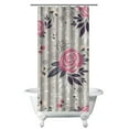 thumbnail image 1 of Waterproof Pioneer Shower Curtain 36x72 Inch Polyester Unique Colorful Floral Shower Curtain for Bathroom Hotel Home Decor with 7 Plastic Hooks, 1 of 4
