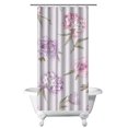 thumbnail image 1 of Waterproof Pioneer Shower Curtain 36x72 Inch Polyester Unique Colorful Floral Shower Curtain for Bathroom Hotel Home Decor with 7 Plastic Hooks, 1 of 5