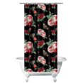 thumbnail image 1 of Waterproof Pioneer Shower Curtain 36x72 Inch Polyester Unique Colorful Floral Shower Curtain for Bathroom Hotel Home Decor with 7 Plastic Hooks, 1 of 5
