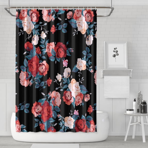 Waterproof Pioneer Shower Curtain 72x72 Inch Boho Style Polyester Unique Shower Curtain for Bathroom Hotel Home Decor with 12 Plastic Hooks