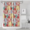 thumbnail image 1 of Waterproof Pioneer Shower Curtain 72x72 Inch Boho Style Polyester Unique Shower Curtain for Bathroom Hotel Home Decor with 12 Plastic Hooks, 1 of 5