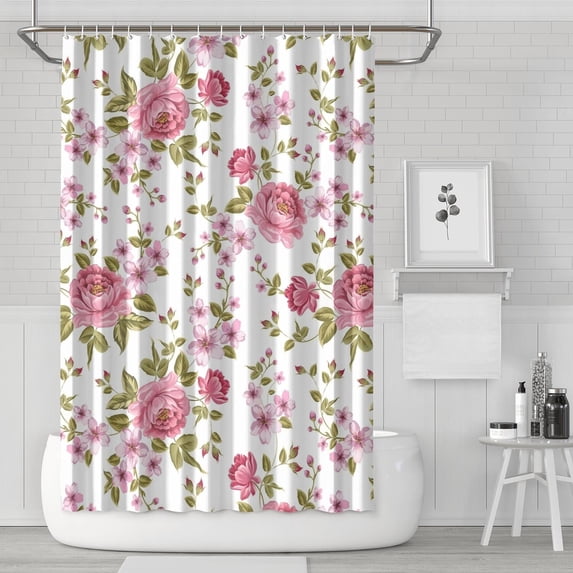 Waterproof Pioneer Shower Curtain 72x72 Inch Boho Style Polyester Unique Shower Curtain for Bathroom Hotel Home Decor with 12 Plastic Hooks