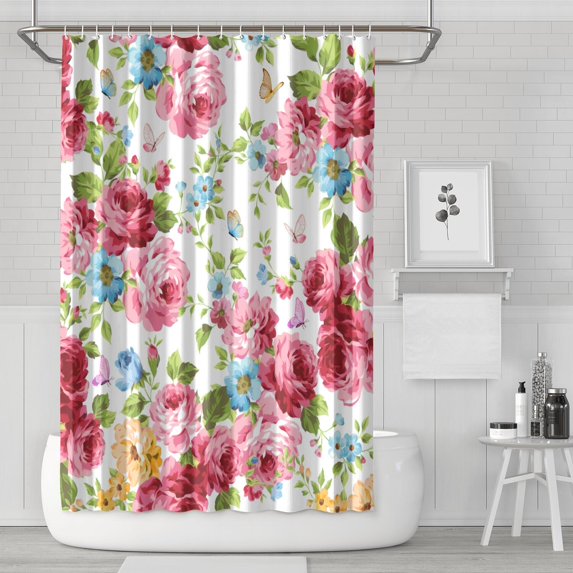 Waterproof Pioneer Shower Curtain 72x72 Inch Boho Style Polyester Unique Shower Curtain for Bathroom Hotel Home Decor with 12 Plastic Hooks