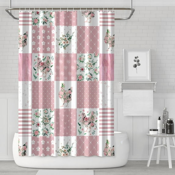 Waterproof Pioneer Shower Curtain 72x72 Inch Boho Style Polyester Unique Shower Curtain for Bathroom Hotel Home Decor with 12 Plastic Hooks