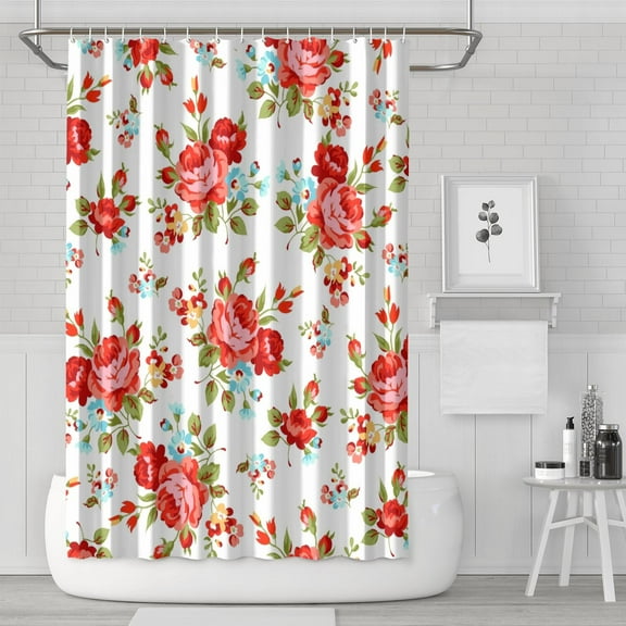 Waterproof Pioneer Shower Curtain 72x72 Inch Boho Style Polyester Unique Shower Curtain for Bathroom Hotel Home Decor with 12 Plastic Hooks