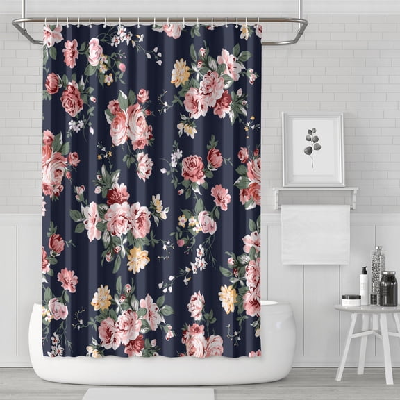 Waterproof Pioneer Shower Curtain 72x72 Inch Boho Style Polyester Unique Shower Curtain for Bathroom Hotel Home Decor with 12 Plastic Hooks