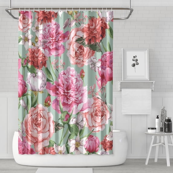 Waterproof Pioneer Shower Curtain 72x72 Inch Boho Style Polyester Unique Shower Curtain for Bathroom Hotel Home Decor with 12 Plastic Hooks