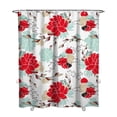 thumbnail image 1 of Waterproof Pioneer Shower Curtain 72x84 Inch Colorful Floral Polyester Unique Shower Curtain for Bathroom Hotel Home Decor with 12 Plastic Hooks, 1 of 5