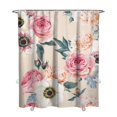thumbnail image 1 of Waterproof Pioneer Shower Curtain 72x84 Inch Polyester Unique Cute Floral Shower Curtain for Bathroom Hotel Home Decor with 12 Plastic Hooks, 1 of 5
