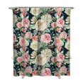 thumbnail image 1 of Waterproof Pioneer Shower Curtain 72x84 Inch Polyester Unique Cute Floral Shower Curtain for Bathroom Hotel Home Decor with 12 Plastic Hooks, 1 of 5