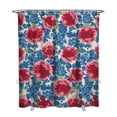 thumbnail image 1 of Waterproof Pioneer Shower Curtain 72x84 Inch Polyester Unique Cute Floral Shower Curtain for Bathroom Hotel Home Decor with 12 Plastic Hooks, 1 of 5
