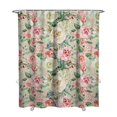 thumbnail image 1 of Waterproof Pioneer Shower Curtain 72x84 Inch Polyester Unique Cute Floral Shower Curtain for Bathroom Hotel Home Decor with 12 Plastic Hooks, 1 of 5