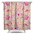 thumbnail image 1 of Waterproof Pioneer Shower Curtain 84x72 Inch Polyester Unique Colorful Floral Shower Curtain for Bathroom Hotel Home Decor with 12 Plastic Hooks, 1 of 5
