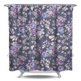 thumbnail image 1 of Waterproof Pioneer Shower Curtain 84x72 Inch Polyester Unique Colorful Floral Shower Curtain for Bathroom Hotel Home Decor with 12 Plastic Hooks, 1 of 5