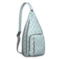 thumbnail image 1 of Waterproof Plaid Hiking Sling Backpack for Women – Lightweight Buffalo Checkered Crossbody Bag with Adjustable Strap, Vintage Chest Bag for Travel, Outdoor & Everyday Use, 1 of 4