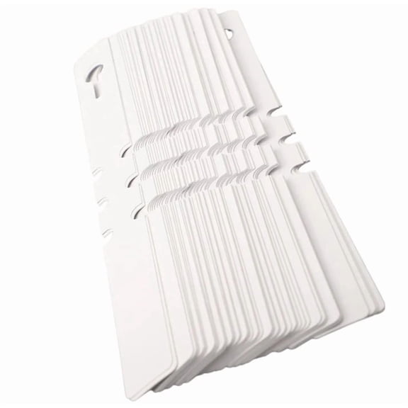 Waterproof Plant Ring Labels for Garden, Greenhouse & Nursery – Flexible Plastic Tags for Seedlings, Stems, Pots and Branches