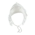 thumbnail image 1 of Waterproof Plastic Foldable Travel Rain Bonnet Hat with Ties One Size, 2 Pack, 1 of 4
