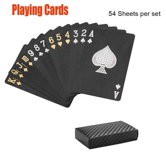 Waterproof Playing Cards Deck, Plastic Poker Cards for Pool Beach Camping