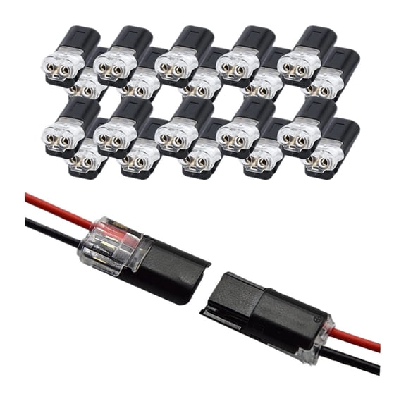 Waterproof Plug Wire Connector 2 Pin Way Cable Plug Car Electric Wire Snap Connectors Strip Terminal Connection Replacement Tool