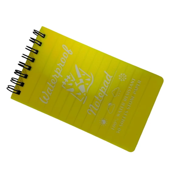 Waterproof Pocket Notebook All Weather Spirals Notepad Write in the Rain Notepad