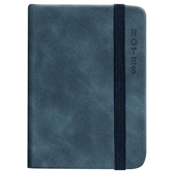 Waterproof Pocket Notebook,Pocket Notebook Blank,Pocket Notebook Cover,Mini Pocket Notebook,Cute Pocket Notebook,Classic Notebook,Ruled/Lined,3.94 x 2.76 In,1 Pack Blue Notebook
