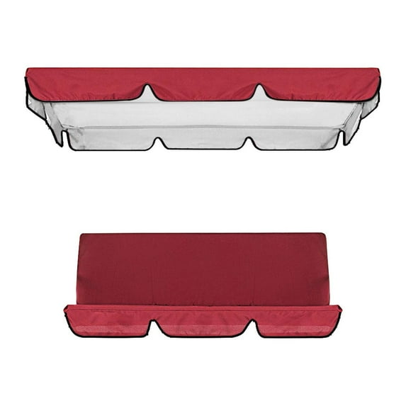 Waterproof Polyester Canopy Replacement Canopy Block Garden Outdoor Porch Patio Swing Canopy Replacement Cover Char Broil Grill Cover