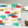 thumbnail image 1 of Waterproof Polyester Colorful Shower Curtain Modern Color Print for Bathroom Curtain Long 180*200cm Shower Curtains Cortina, 1 of 5