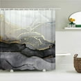 thumbnail image 1 of Waterproof Polyester fabric 3D Bath curtain Geometric figure for Bathroom curtain Shower curtain Long 180*200cm, 1 of 5