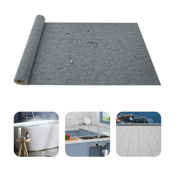 Waterproof Polyethylene Fabric Shower Membrane Roll for Tile Floor Bathroom