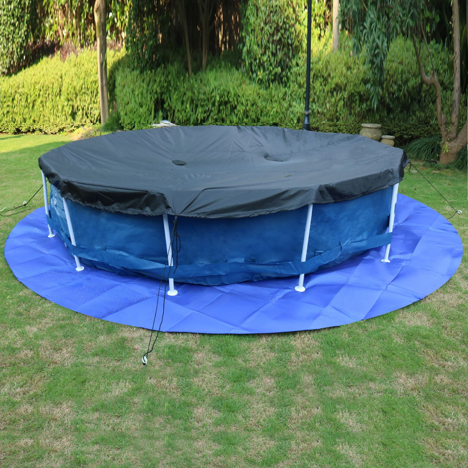 Pool Slip Mat Waterproof Pool Protection Mat for Inflatable Pools - Slip-Resistant ...