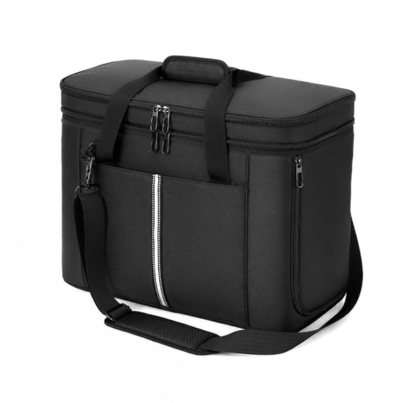 Waterproof Portable Power Station Carrying Case, Shockproof Tear Resistant Travel Storage Bag with Multi Pockets, Padded Handle for Delta 3 Max & 3 Max Plus Outdoor Camping RV Trip