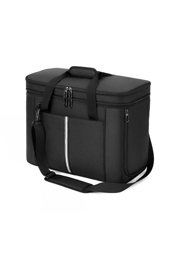 Waterproof Portable Power Station Carrying Case, Shockproof Tear Resistant Travel Storage Bag with Multi Pockets, Padded Handle for Delta 3 Max & 3 Max Plus Outdoor Camping RV Trip